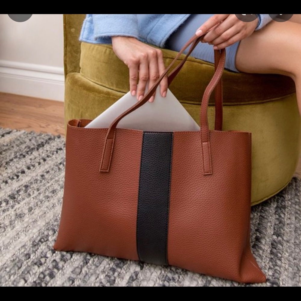 Vince Camino leather vegan tote